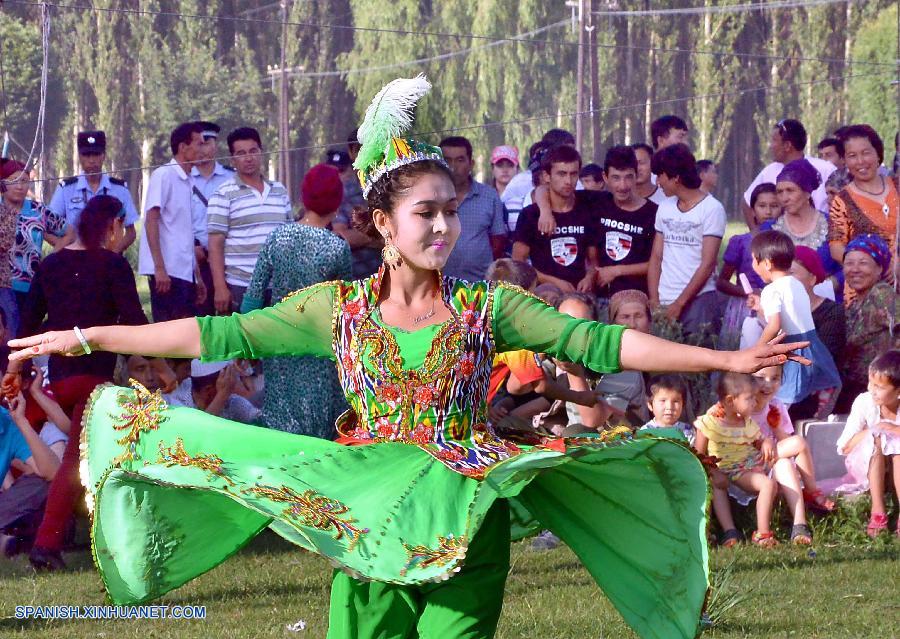 Vida cotidiana de condado Yining de Xinjiang 