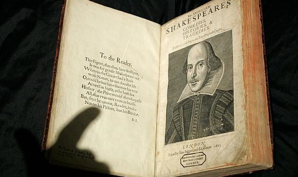 Encuentran en Francia un ejemplar del ?Primer Folio?, la obra completa de Shakespeare