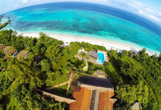 El hotel subacuático en la Isla de Pemba