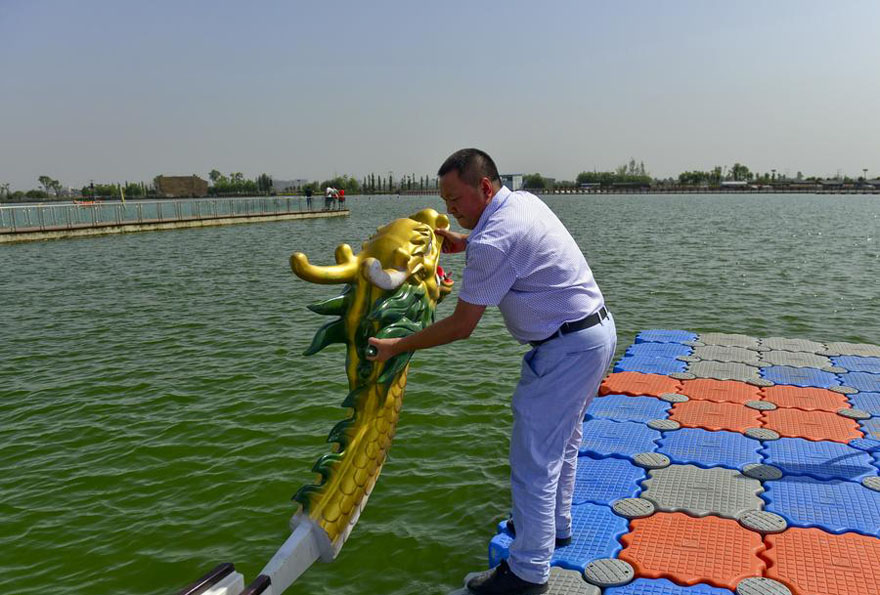 último fabricante de barcos de dragón en Chengdu