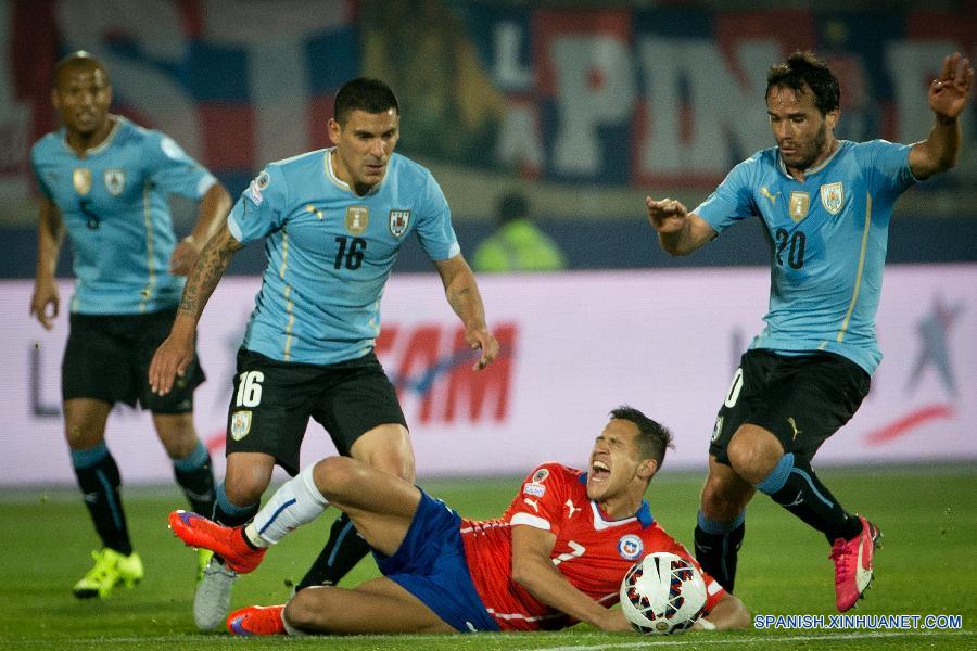 Copa América: Chile gana a Uruguay 1-0 y avanza a semifinales