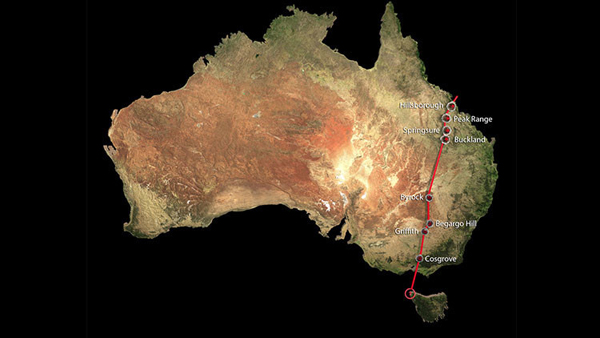 Descubren en Australia 2.000 km de volcanes