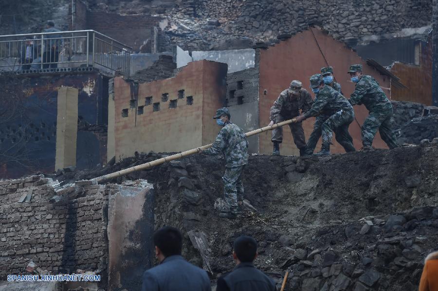 Incendio afecta a 120 personas y da?a 60 edificios en suroeste de China