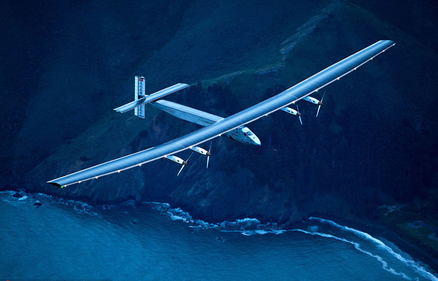 El avión solar 'Impulse' llega a San Francisco
 tras atravesar el Pacífico