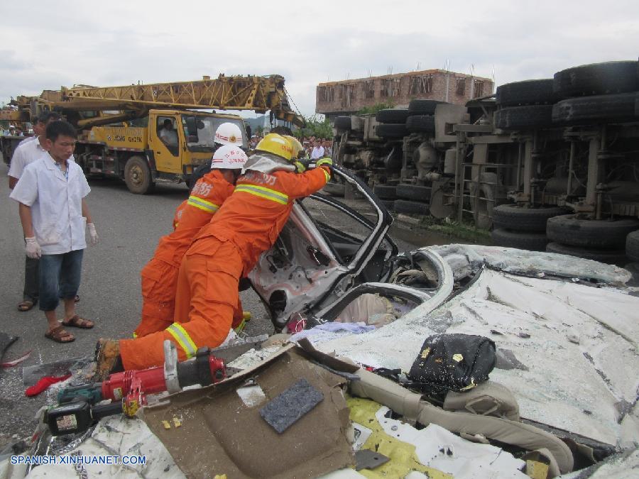 Seis muertos en accidente de tráfico en este de China