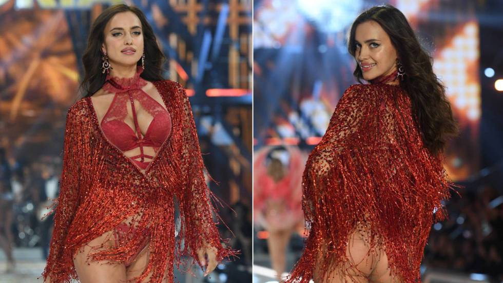 Irina Shayk desfila en el ?show? de Victoria's Secret embarazada de 3 meses