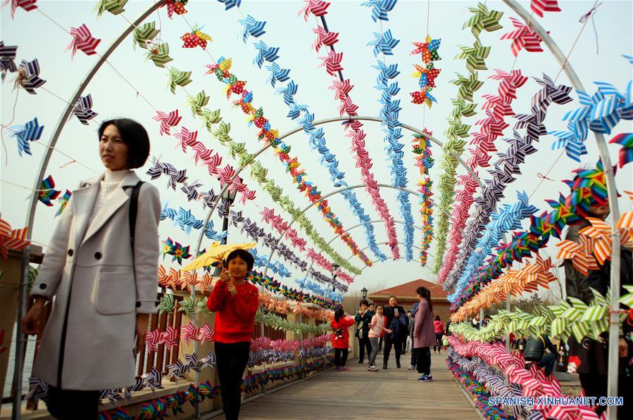 La decoración de rehiletes en Dalian 2