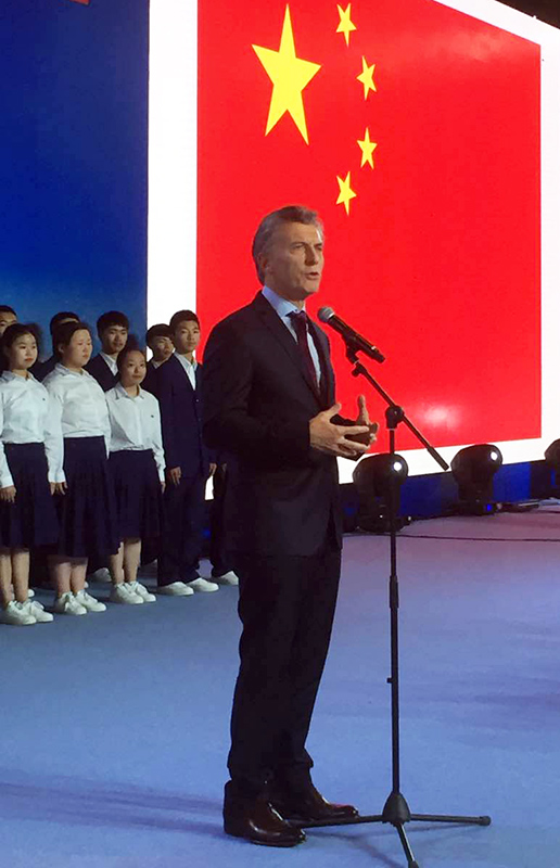 “Los próximos 10 a?os serán mucho más importantes que los 45 a?os de relación Argentina-China”, asegura el presidente Macri