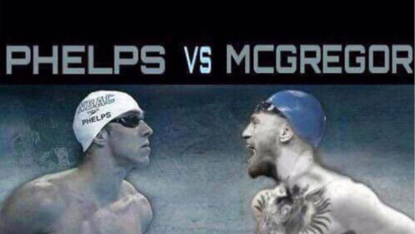 Phelps lanza un divertido reto a ConorMcGregor