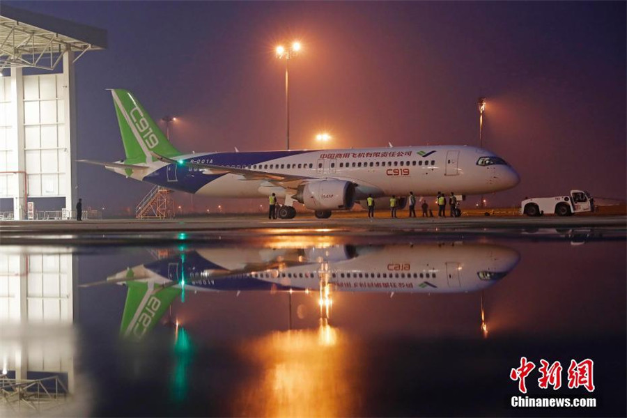 Avión C919 se somete a las pruebas finales en Shanghai