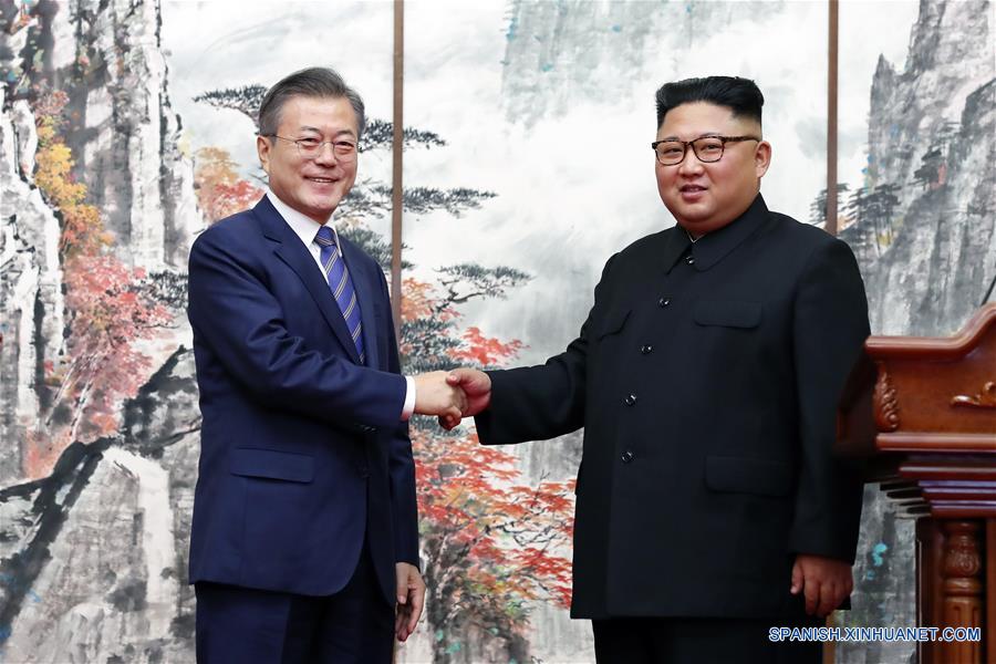 Líderes de las dos Coreas acuerdan desnuclearización de la península durante cumbre de Pyongyang