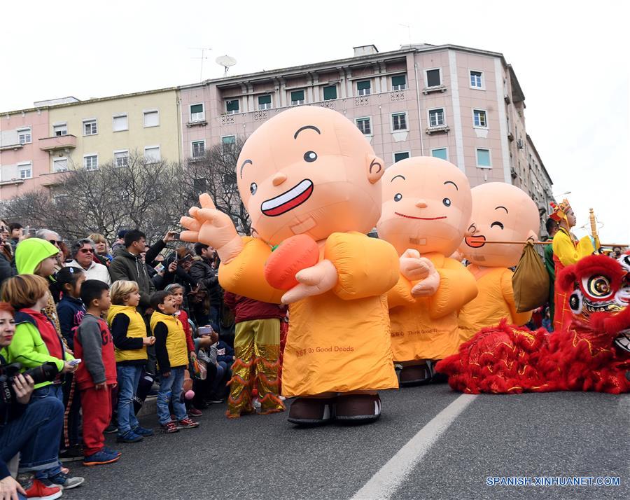 Celebración "Feliz A?o Nuevo Chino" en Lisboa, Portugal