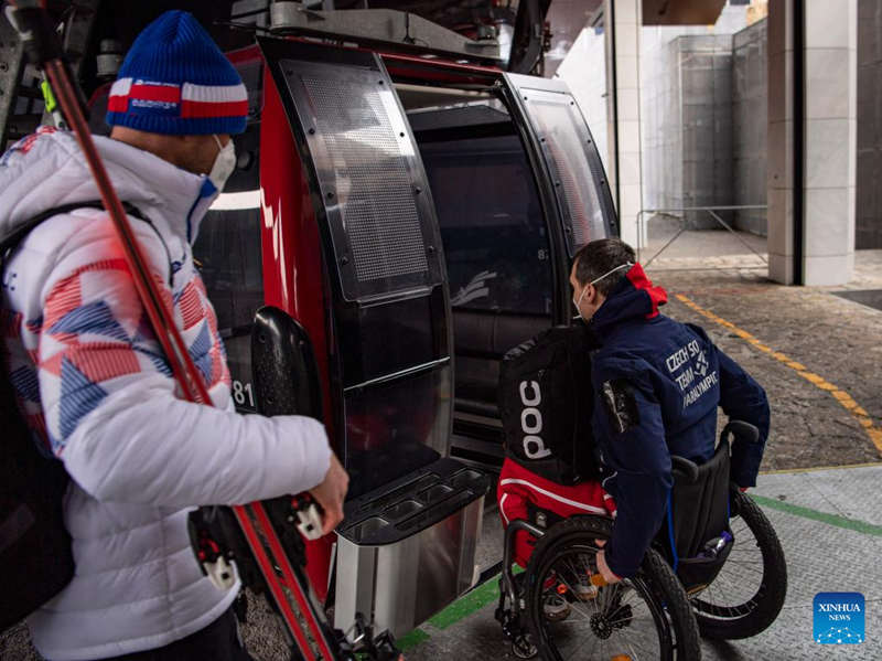 El Centro Nacional de Esquí Alpino está listo para los Juegos Paralímpicos de Invierno de Beijing